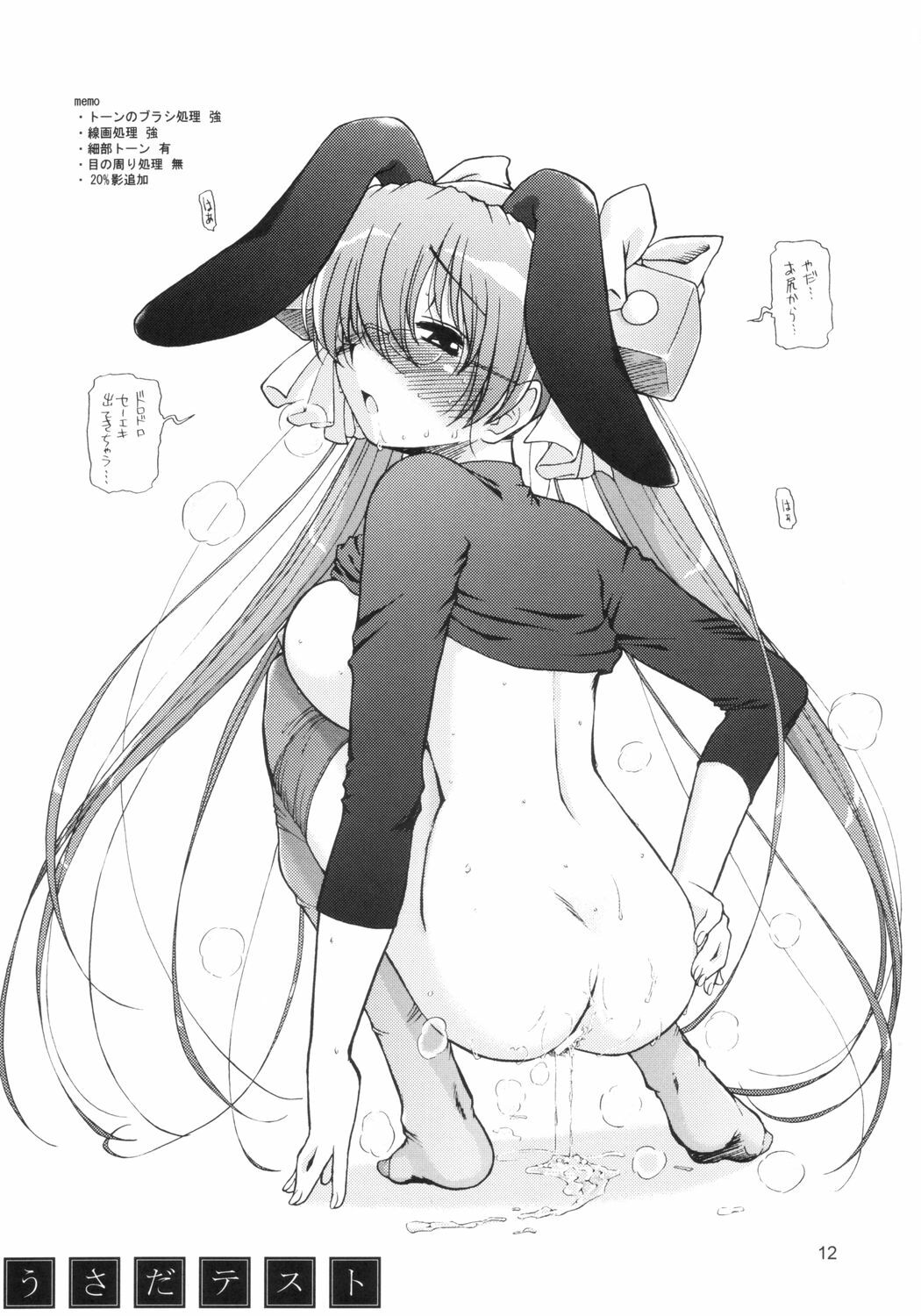 (SC23) [Ketsukaseya (Ryuu Mokunen)] Usada Test (Di Gi Charat) page 11 preview