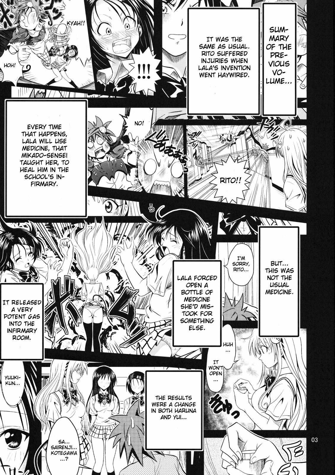 [Gangontou (Fukori)] Anoko-tachi ga Taihen na Koto ni Nattemasu 2 (To LOVE-Ru) [English] {doujin-moe.us} page 2 preview