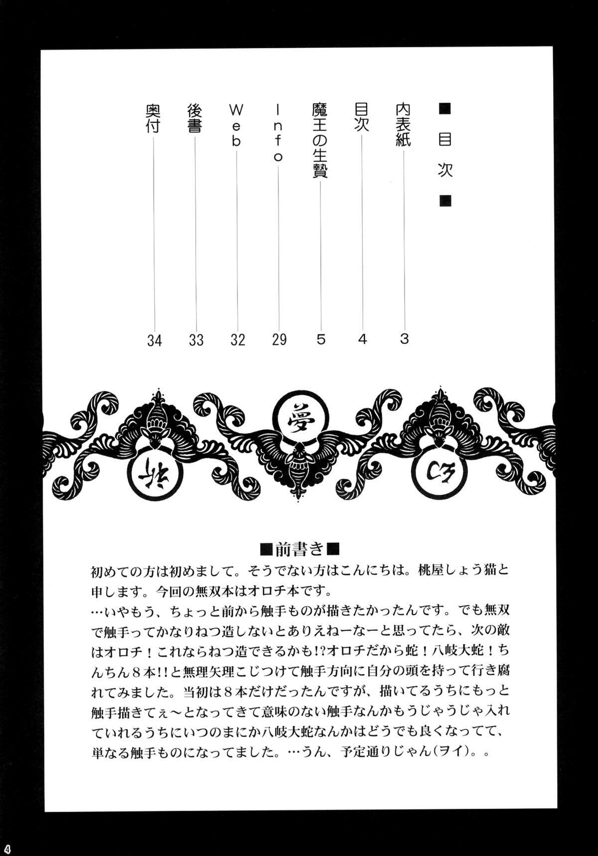 (C72) [U.R.C (Momoya Show-Neko)] Musou MOROCHIN (Warriors Orochi) [English] [Yuribou] page 3 preview