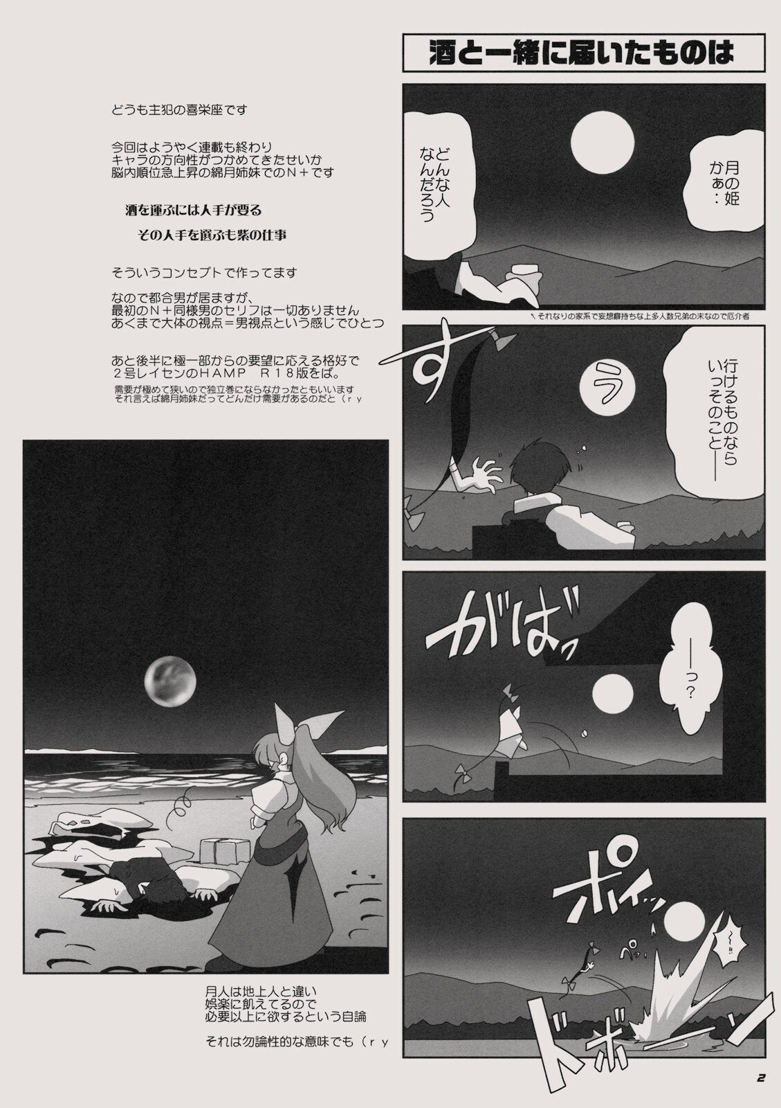 (C76) [Kieyza cmp (Kieyza)] TOHO N+ MOON RACE (Touhou Project) page 4 preview