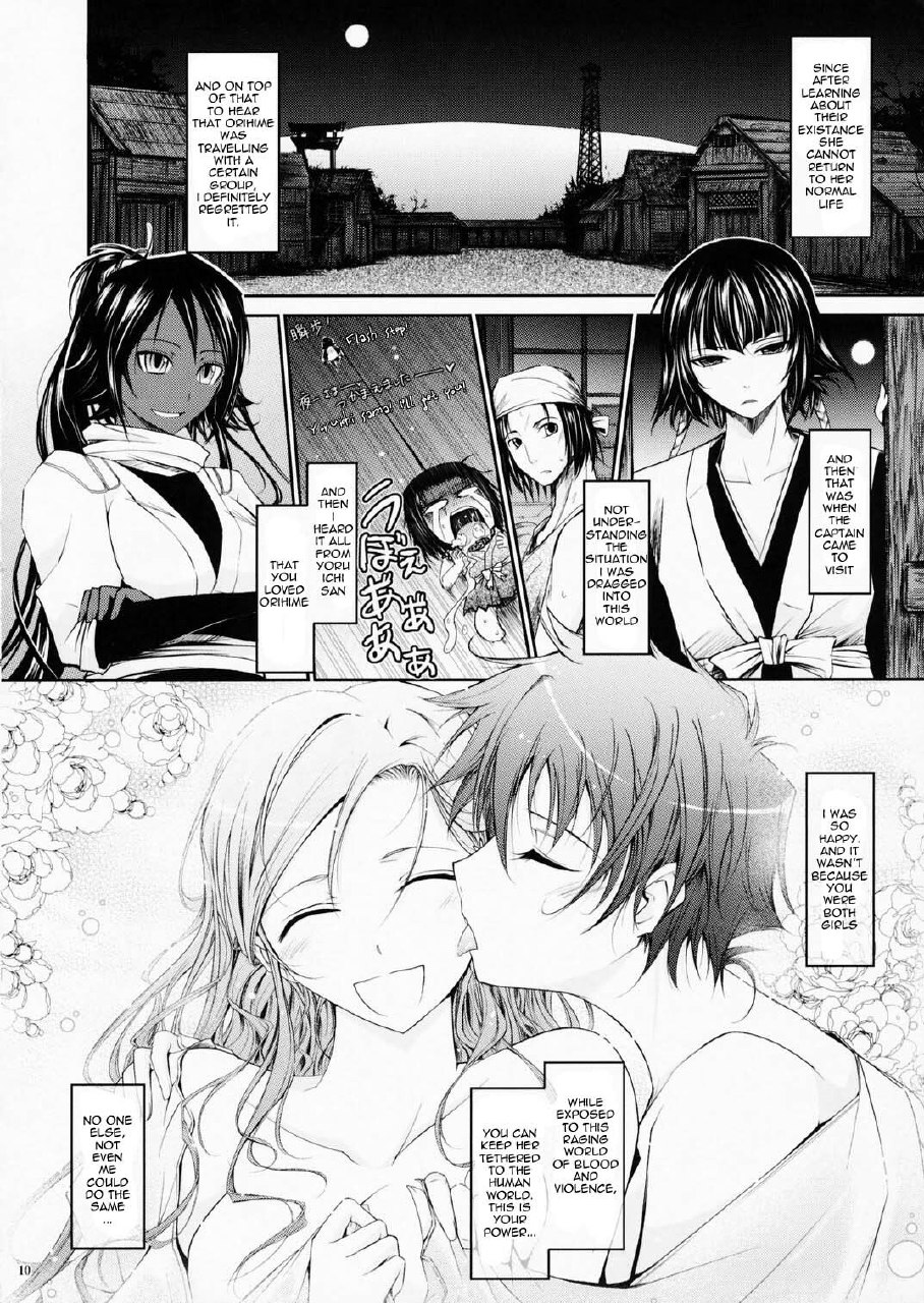 (C75) [Garyuh-Chitai (TANA)] Aki-Akane -Kouhen I- | Aki-Akane -Sequel 1- (Bleach) [English] {doujin-moe.us} page 9 preview
