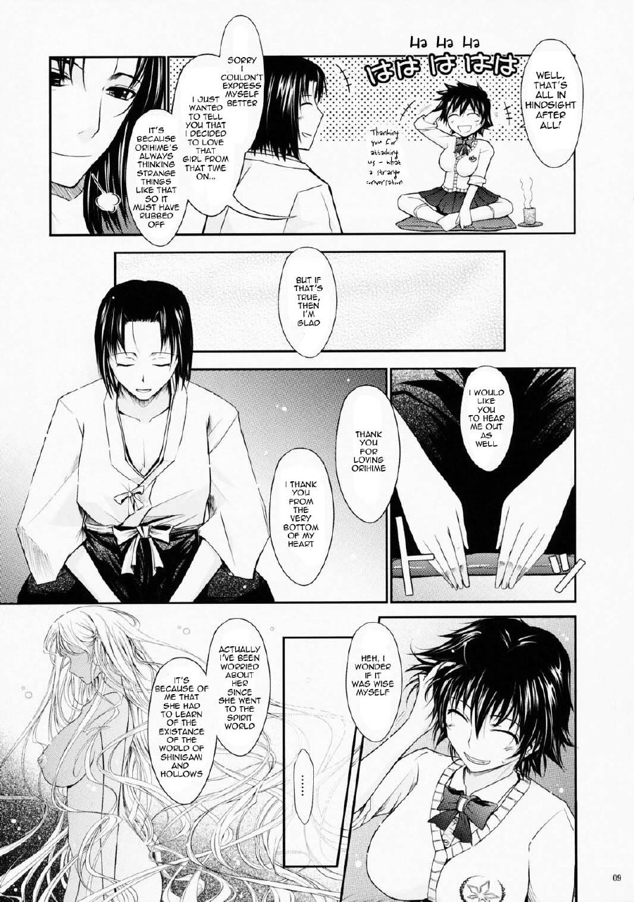 (C75) [Garyuh-Chitai (TANA)] Aki-Akane -Kouhen I- | Aki-Akane -Sequel 1- (Bleach) [English] {doujin-moe.us} page 8 preview