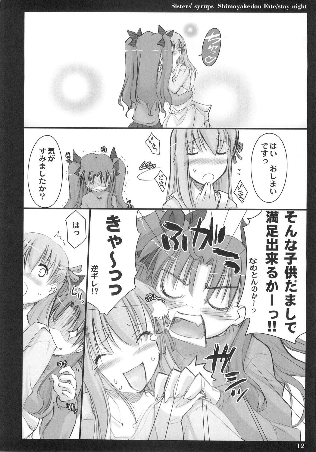 (C68)  Sisters' Syrups (Fate/stay night) page 11 preview