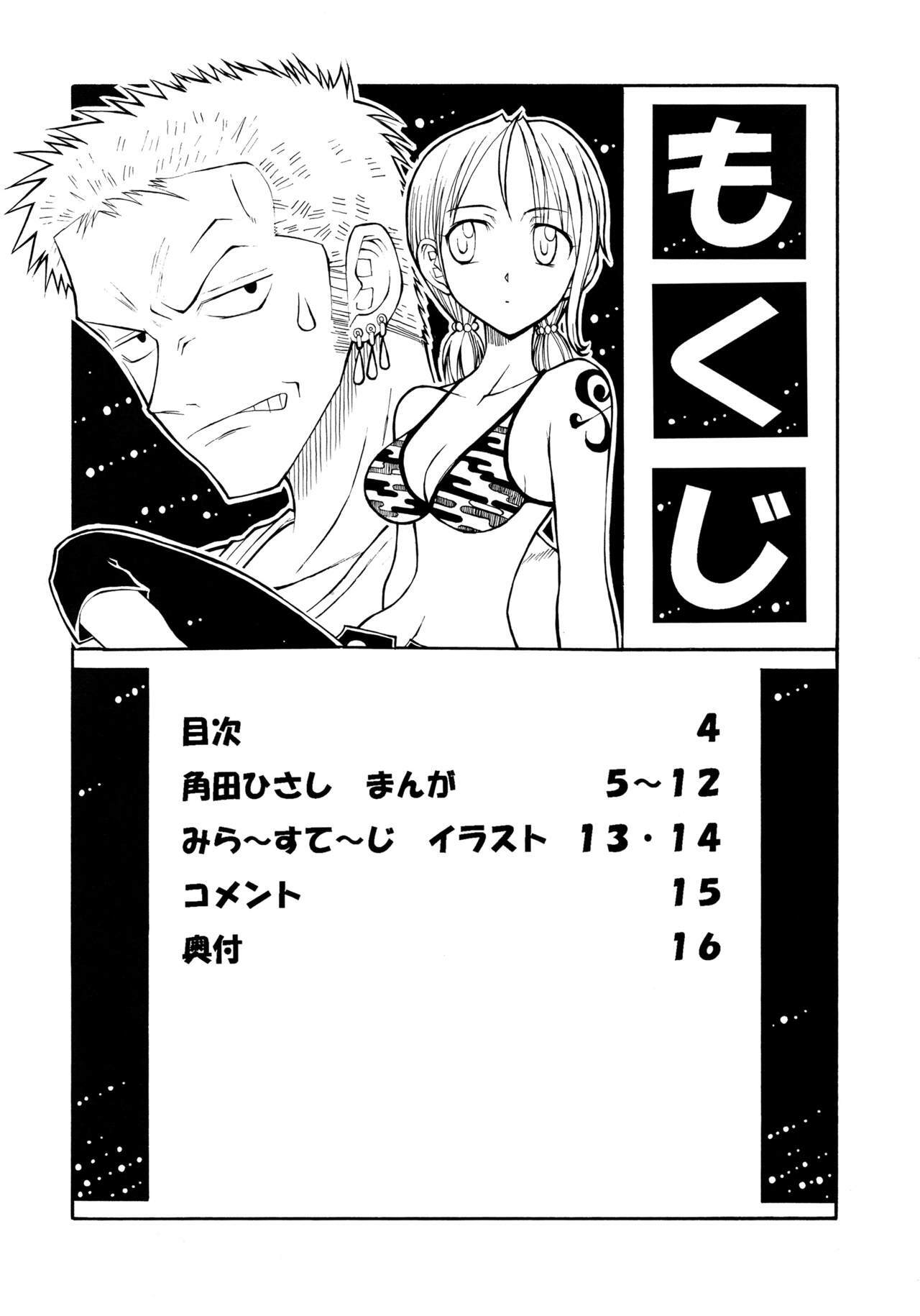 (CR34) [Chikuwano Kimochi (Kadota Hisashi, Mirror Stage)] Kaizoku Joou 2 (One Piece) page 5 preview