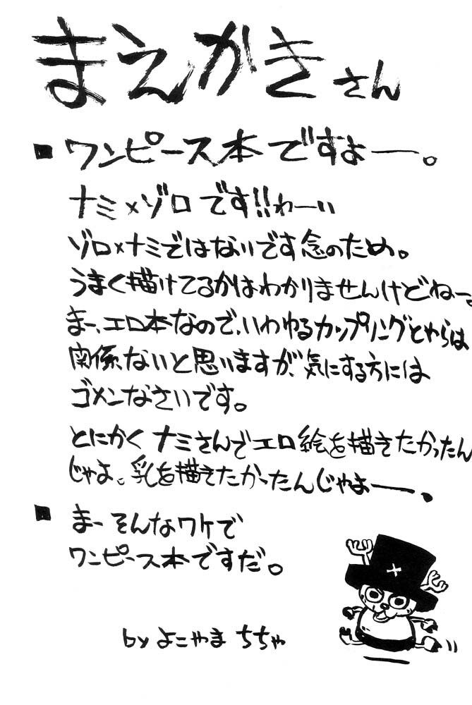 [Cha Cha Cha Brothers, Rupinasu Touzokudan (Yokoyama Chicha)] Nami Nami Zoro Zoro (One Piece) page 4 preview