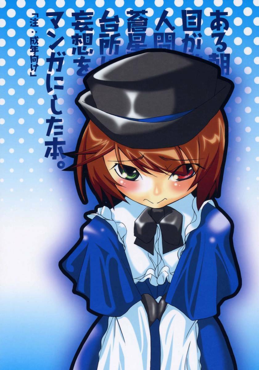 (MakiMaki 4) [Tabito (Buchimaru)] Aru Asa Me ga Sametara, Ningen ni Natta Souseiseki ga Daidokoro ni Tatte ita to Iu Mousou wo Manga ni Shita Hon. (Rozen Maiden)