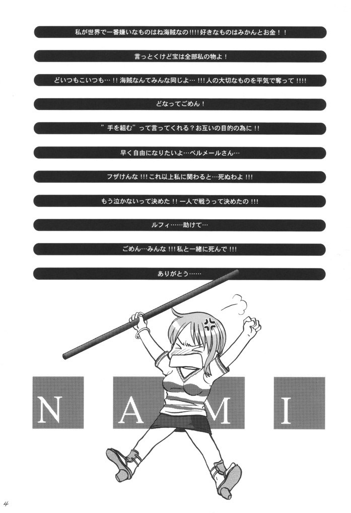 (SC16) [Koala Machine (Tokiwa Kanenari)] Taiyou no Gravity (One Piece) page 3 preview