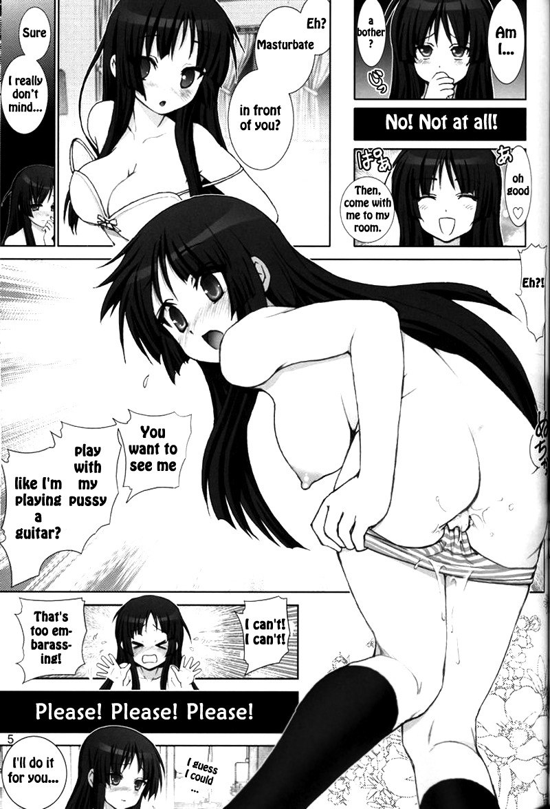 [Raijinkai (Haruki Genia)] Mio-chan no Binetsu Kaishou Daisakusen!! - Mission of cooling down (K-ON!) [English] [Ryuunotamashii] page 5 preview