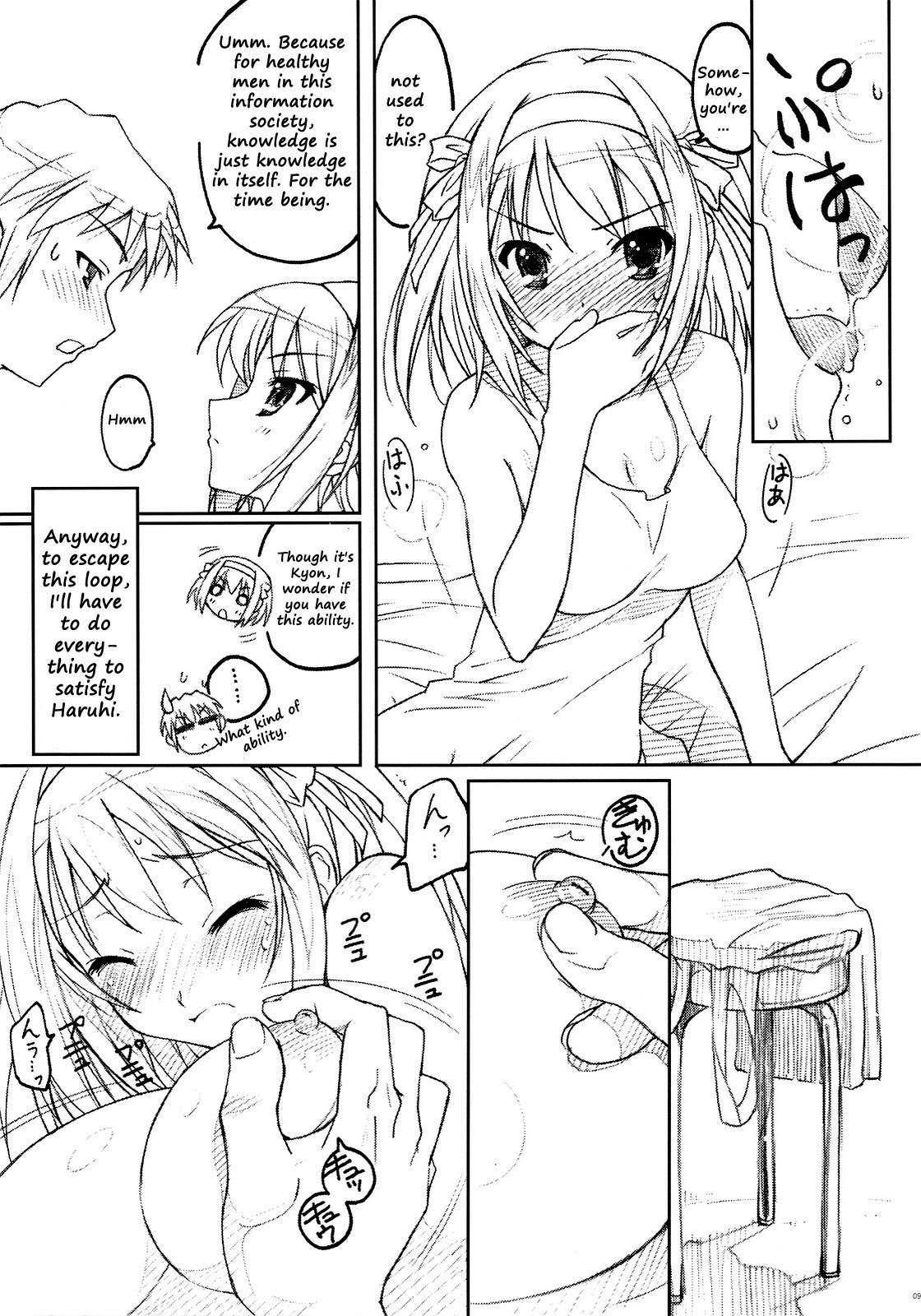 (C76) [TIMTIM Machine (Kazuma G-VERSION)] TIMTIM Machine 20-gou (Suzumiya Haruhi no Yuuutsu) [English] [RyuuNoTamashii] page 7 preview