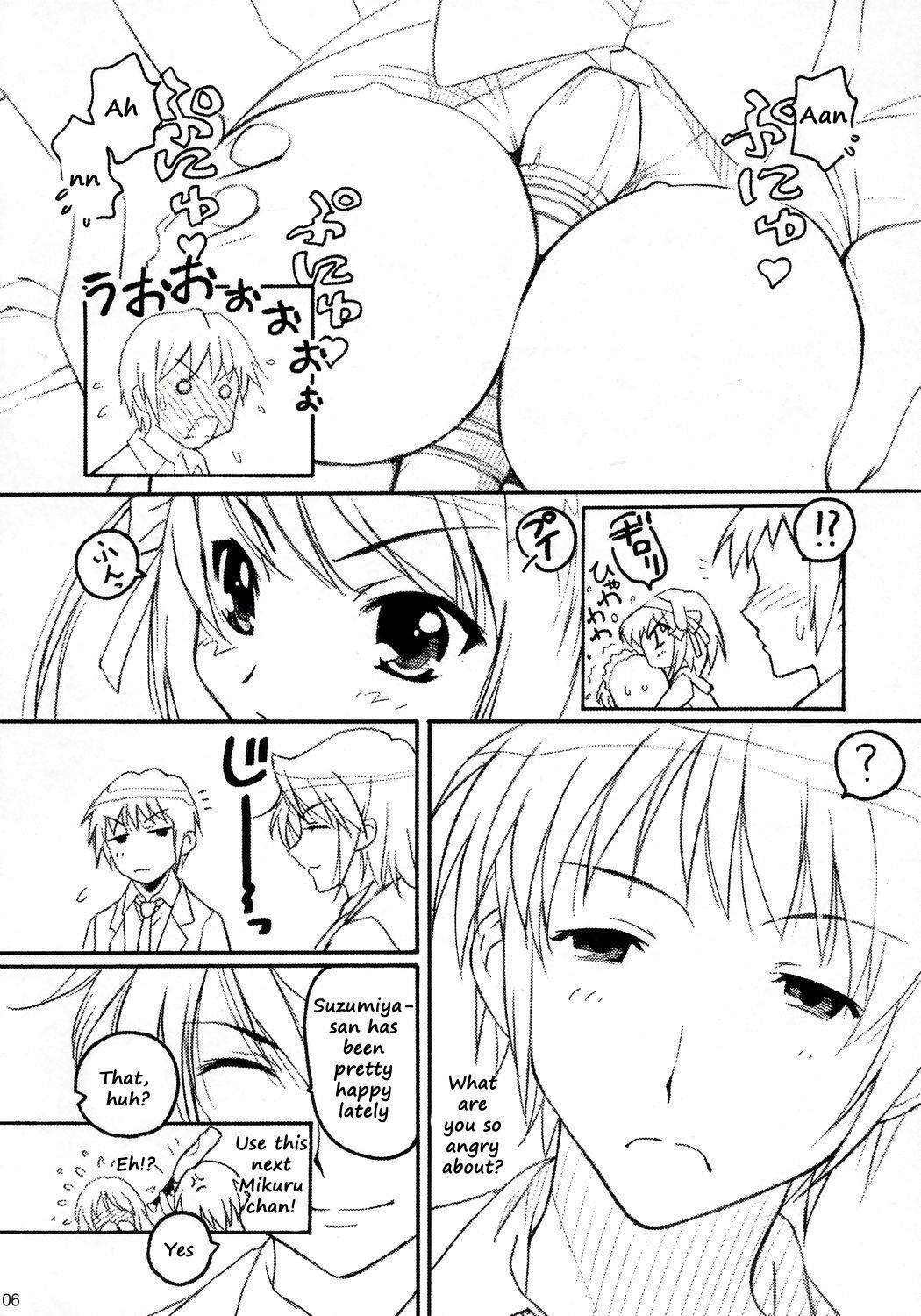 (C70) [TIMTIM Machine (Kazuma G-VERSION)] TIMTIM Machine 16-gou (Suzumiya Haruhi no Yuuutsu) [English] [RyuuNoTamashii] page 5 preview