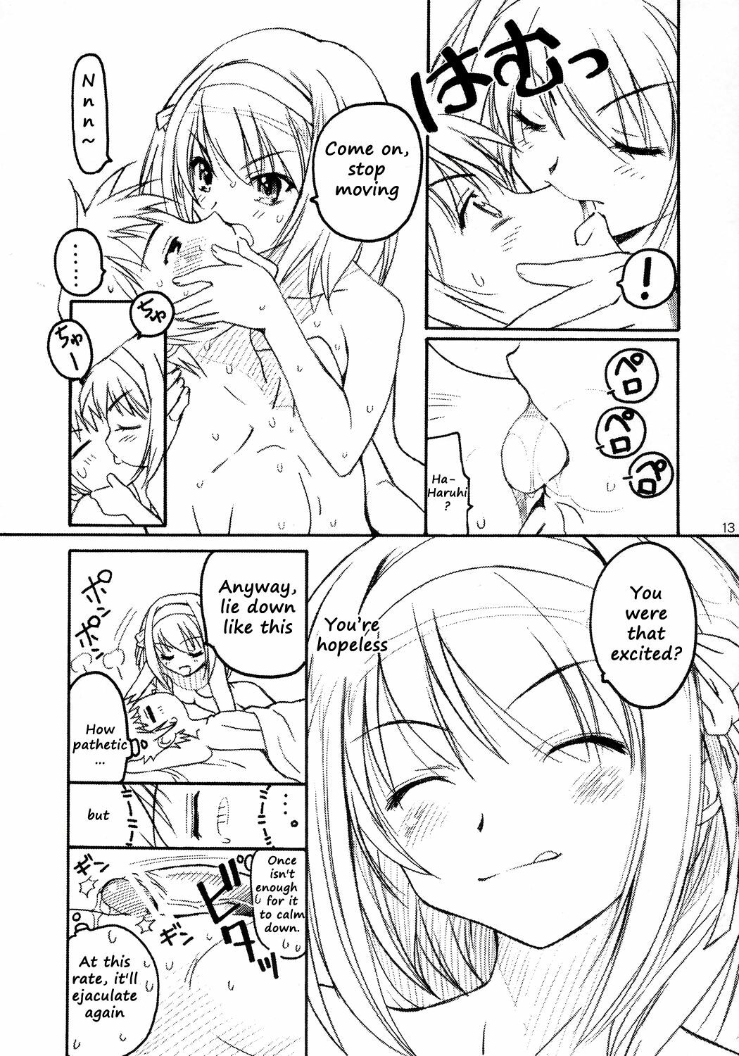 (C70) [TIMTIM Machine (Kazuma G-VERSION)] TIMTIM Machine 16-gou (Suzumiya Haruhi no Yuuutsu) [English] [RyuuNoTamashii] page 12 preview
