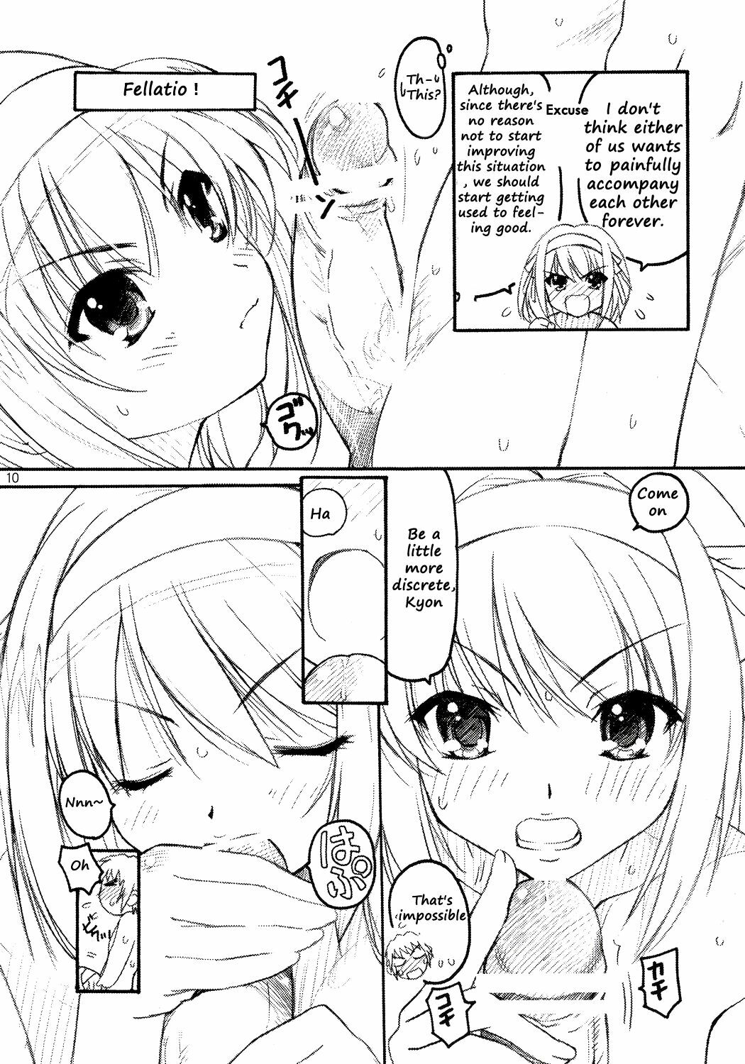 (C70) [TIMTIM Machine (Kazuma G-VERSION)] TIMTIM Machine 16-gou (Suzumiya Haruhi no Yuuutsu) [English] [RyuuNoTamashii] page 9 preview