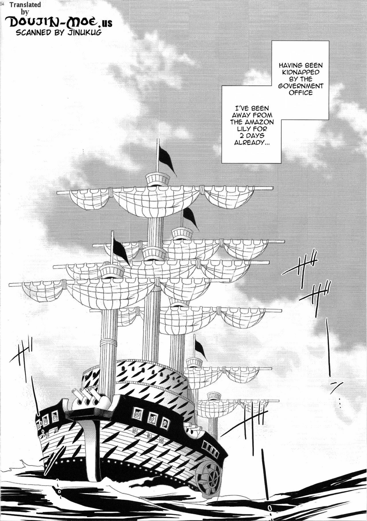 (C76) [NANASHINO (mura.)] IMAGINATION ~Hebihime-sama no Otawamure~ (One Piece) [English] [Yuribou] page 3 preview