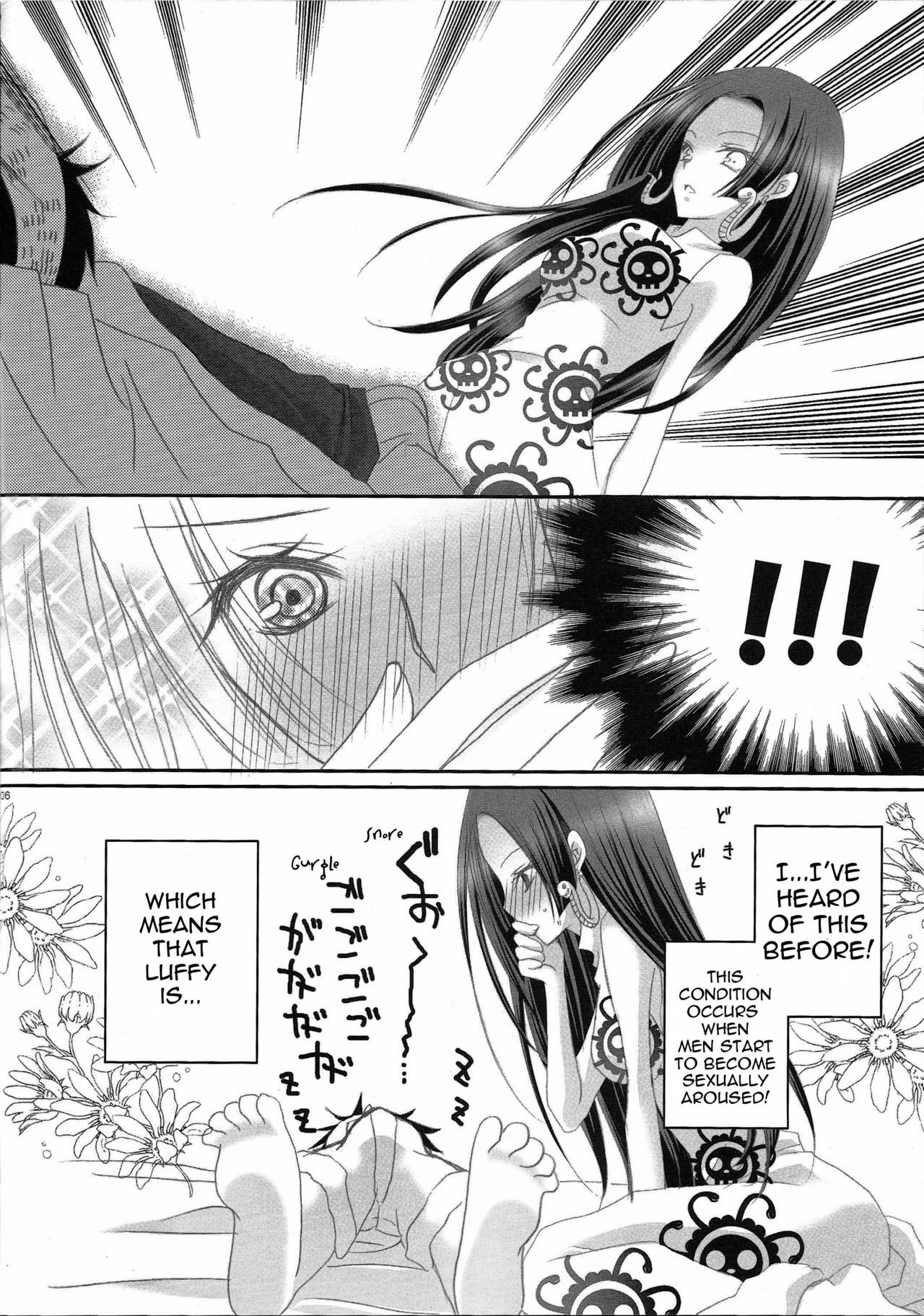 (C76) [NANASHINO (mura.)] IMAGINATION ~Hebihime-sama no Otawamure~ (One Piece) [English] [Yuribou] page 5 preview
