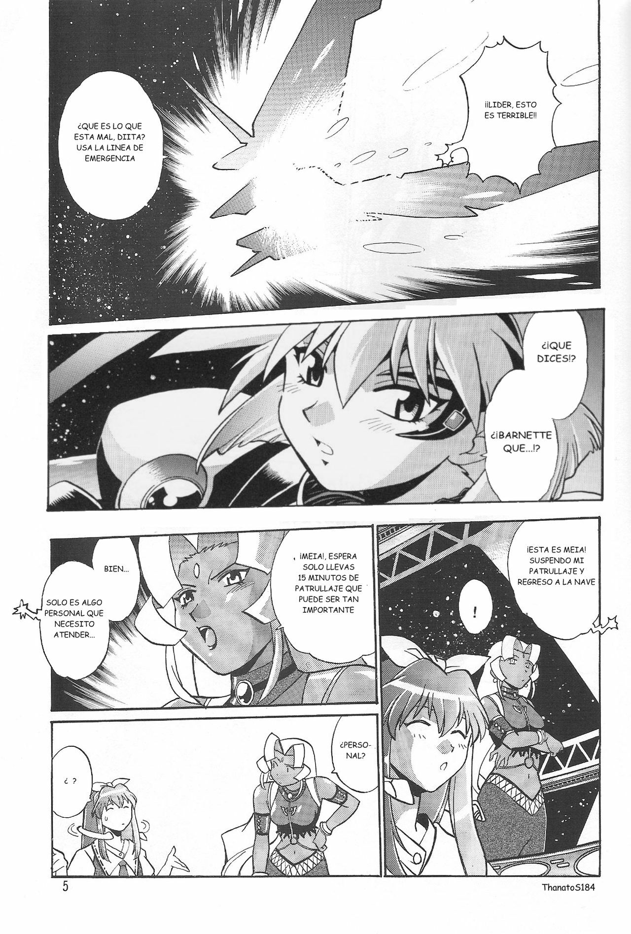 (C66) [Studio Katsudon (Manabe Jouji)] VANDREAD ALL CHARACTERS BOOK (Vandread) [Spanish] [Infernal Kaiser no Fansub] page 4 preview