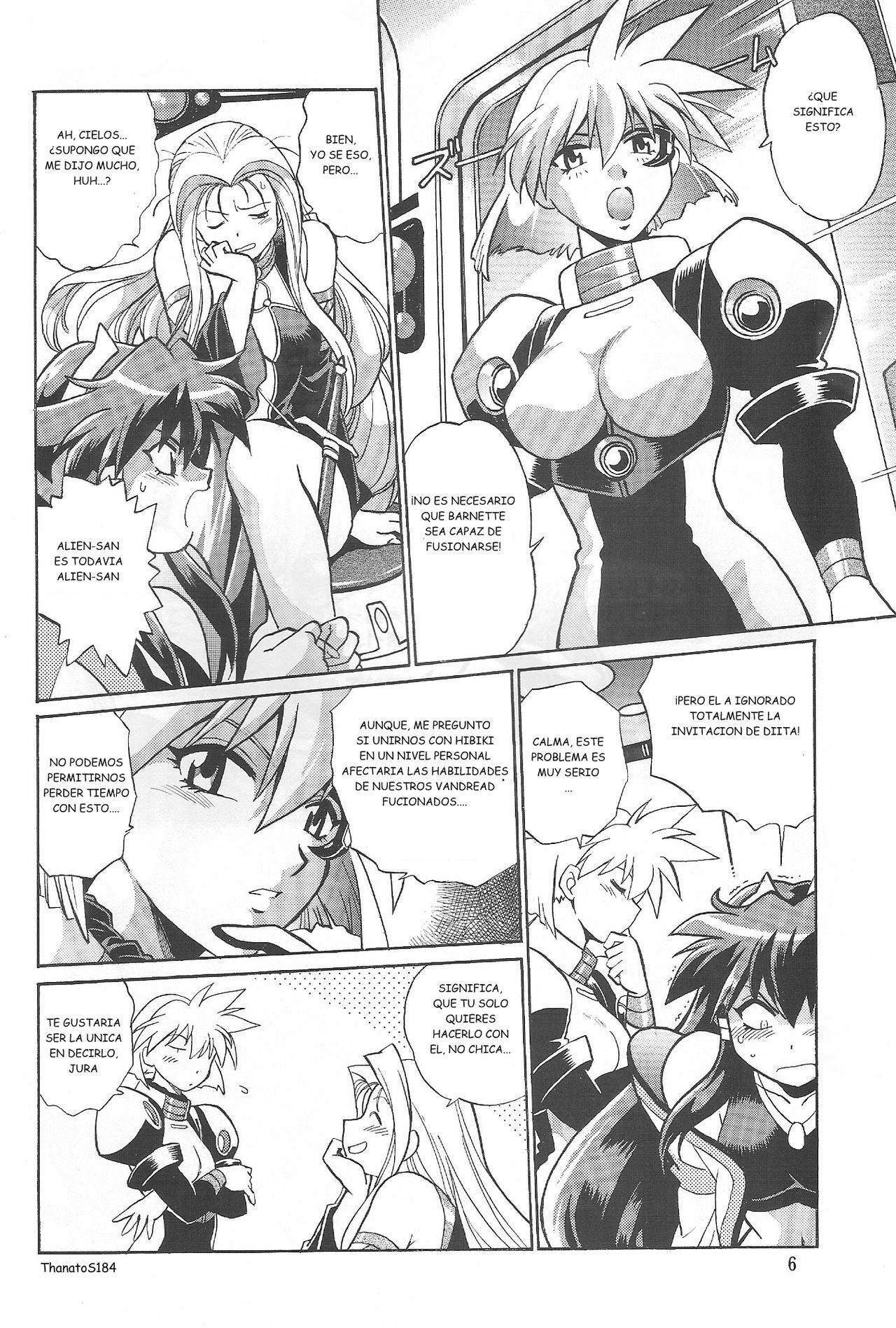 (C66) [Studio Katsudon (Manabe Jouji)] VANDREAD ALL CHARACTERS BOOK (Vandread) [Spanish] [Infernal Kaiser no Fansub] page 5 preview