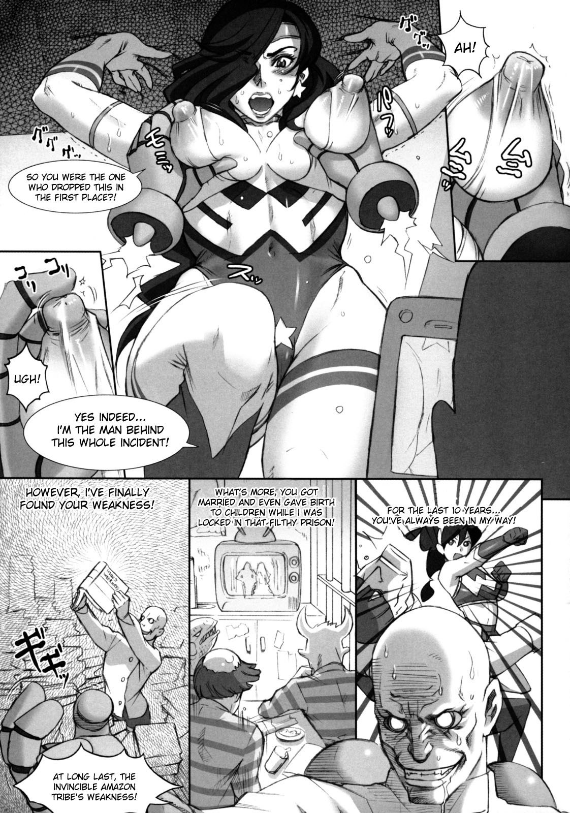 [Niku Ringo (Kakugari Kyoudai)] Wonder Wife: Boobs Crisis #21 [English] [desudesu] page 3 preview