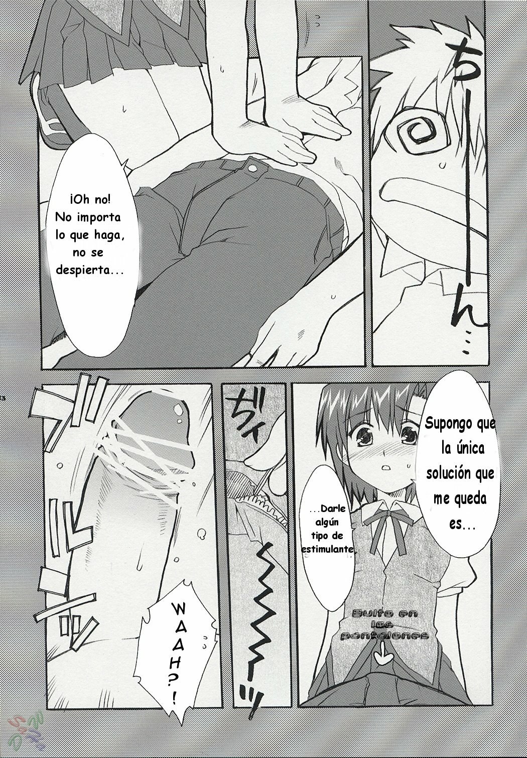 (C67) [Alpha to Yukaina Nakamatachi (ALPHa)] Hatenkou Shoujo Dojibiron PINK (School Rumble) [Spanish] page 11 preview