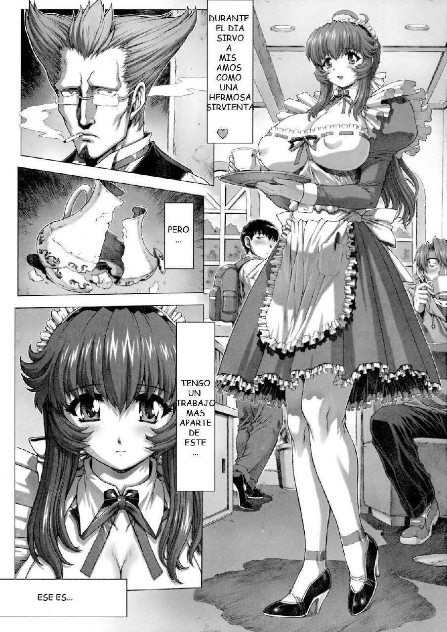 Bakunyuu Maid Kari Zenpen | Huge Breast Maid Hunt [Spanish] [Mundo H No Fansub] page 4 preview