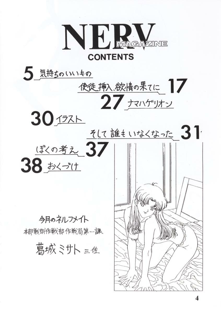[STUDIO CROSS POINT (Chichuukai George)] NERV MAGAZINE NO. 1 (Neon Genesis Evangelion) page 3 preview