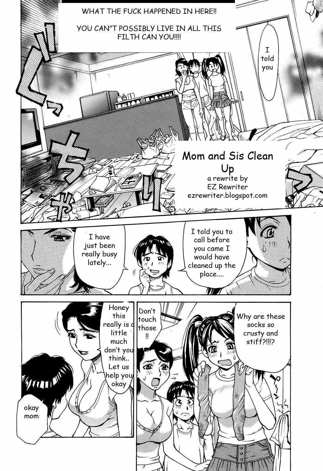 Mom and Sis Clean Up [English] [Rewrite] [EZ Rewriter] page 2 preview