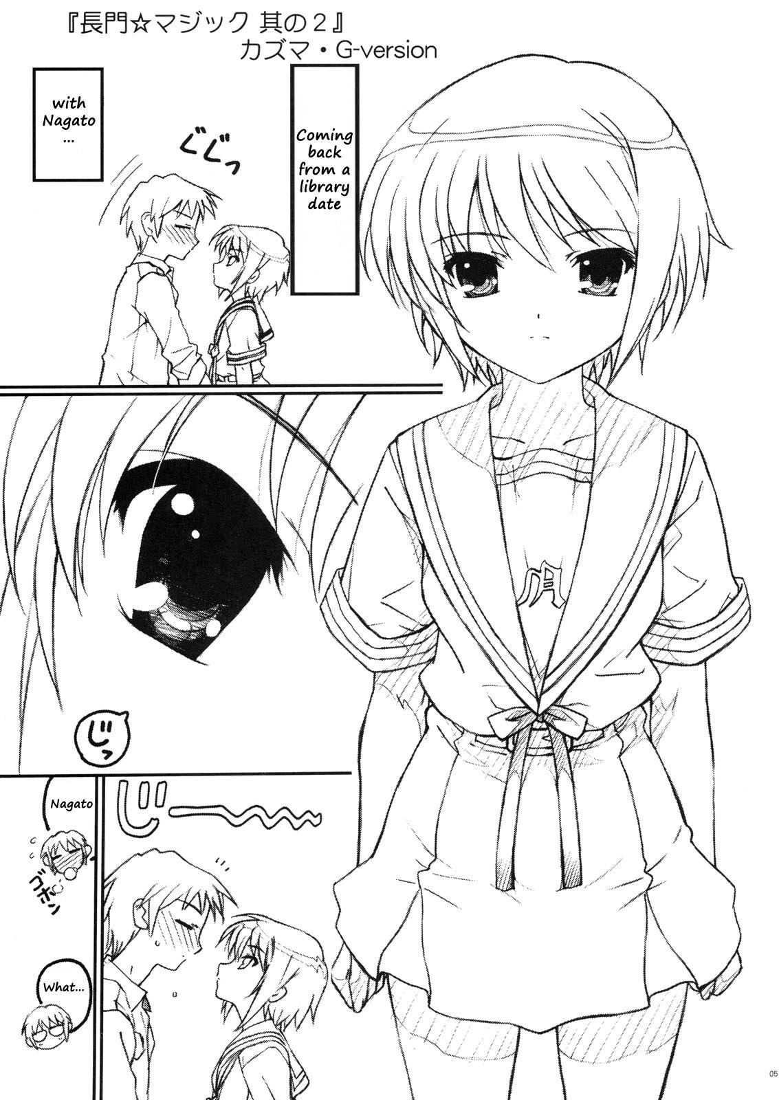 (SC39) [TIMTIM Machine (Kazuma G-Version)] TIMTIM Machine 19-gou (Suzumiya Haruhi no Yuuutsu) [English] [Ryuunotamashii] page 4 preview