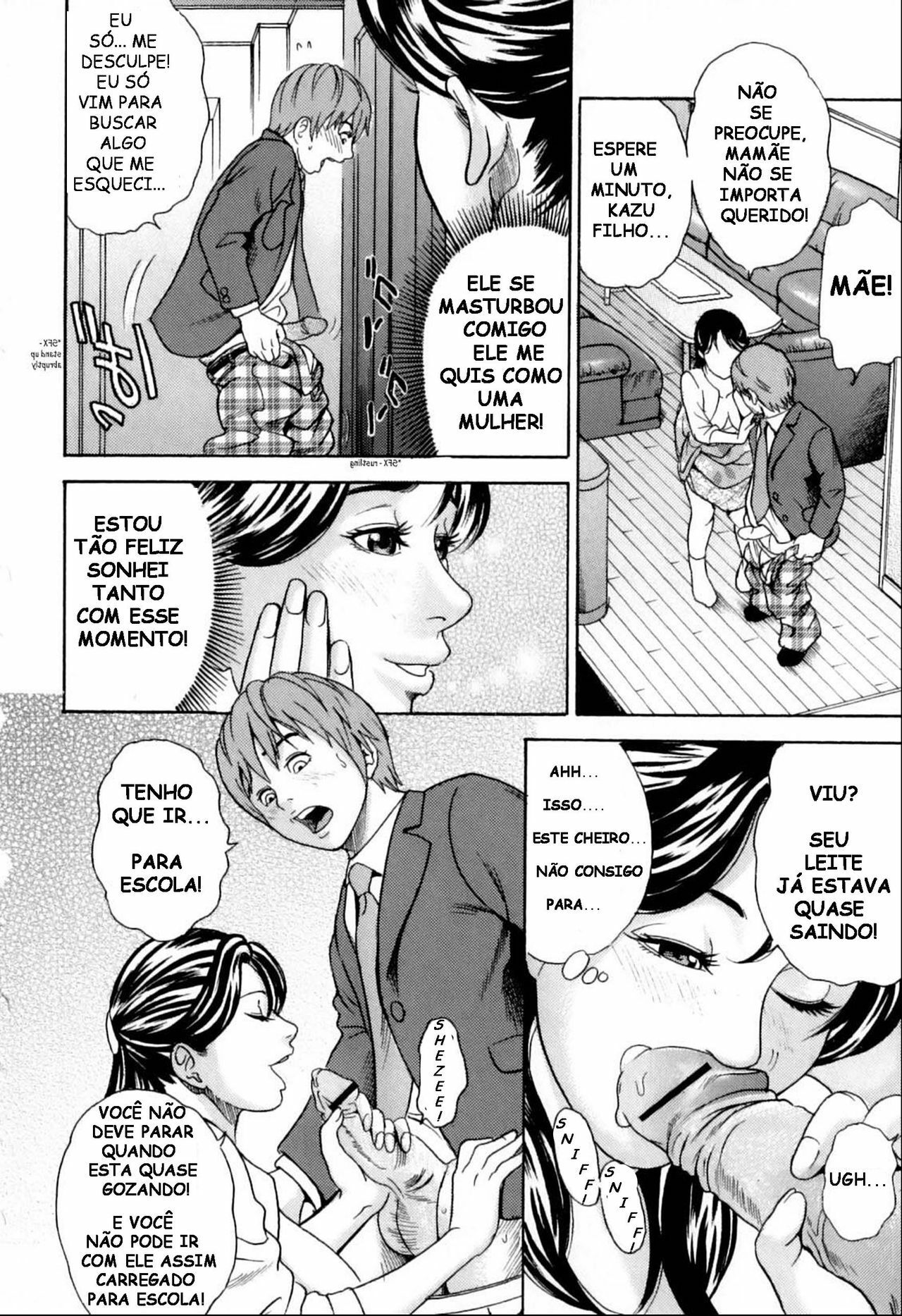 [Tange Suzuki] Wakaba no Koro | Māe e Filho - Desejo da Juventude! (Mama to Boku Tokidoki... Shasei) [Portuguese-BR] [Hentai-Brasil] page 7 preview