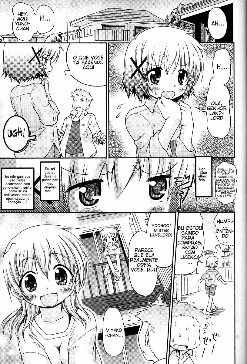 [FESTA. (Yoshitani Ganjitsu)] Taiyou Shoujo (Hidamari Sketch) [Portuguese-BR] [Ramsirual] [2007-12-05] page 4 preview
