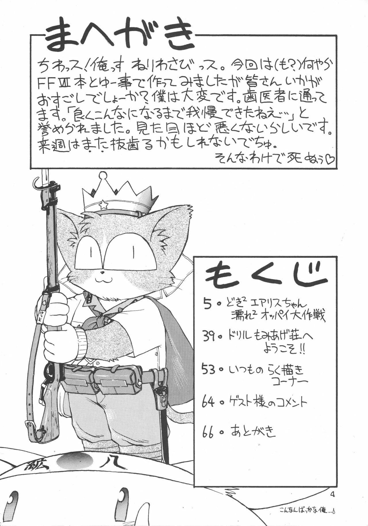 (C52) [Jack-O'-lantern (Neriwasabi, Kinpatsu)] Drill na Wakadaishou (Final Fantasy VII) page 3 preview