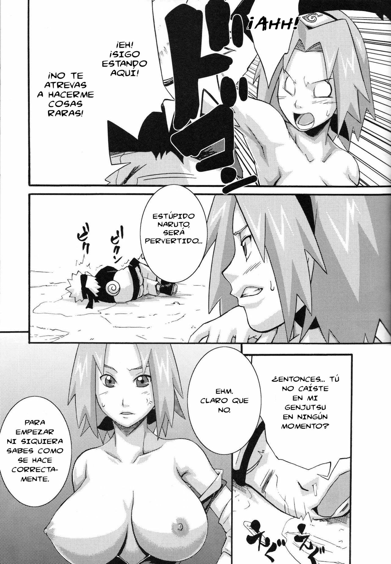 (C75) [Karakishi Youhei-dan Shinga (Sahara Wataru)] Saboten (Naruto) [Spanish] [ViMoT] page 11 preview