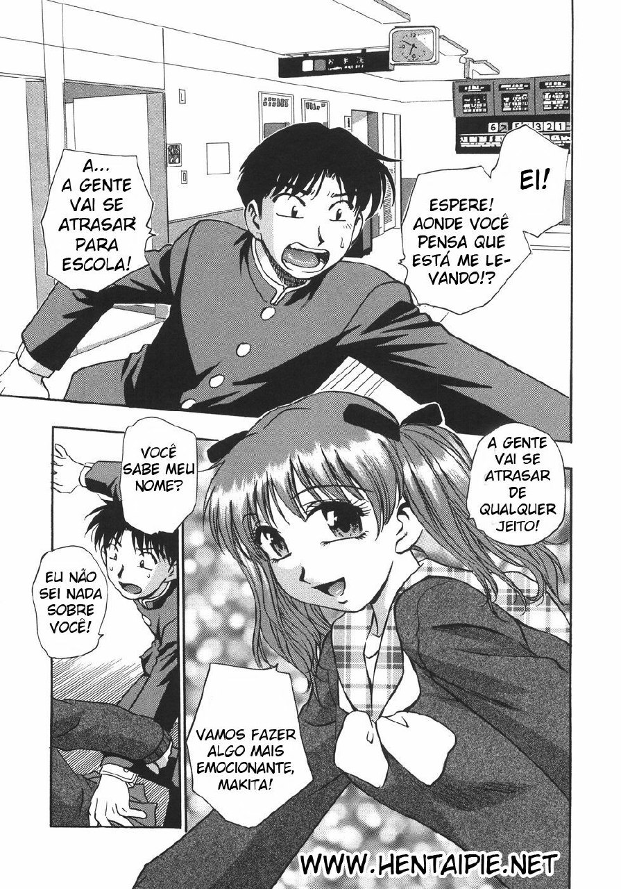 [Kirara Moe] Kazoku no Shouzou Zenpen | Retrato de Família! Ch. 2 (Hakudaku Harem) [Portuguese-BR] [HentaiPie]