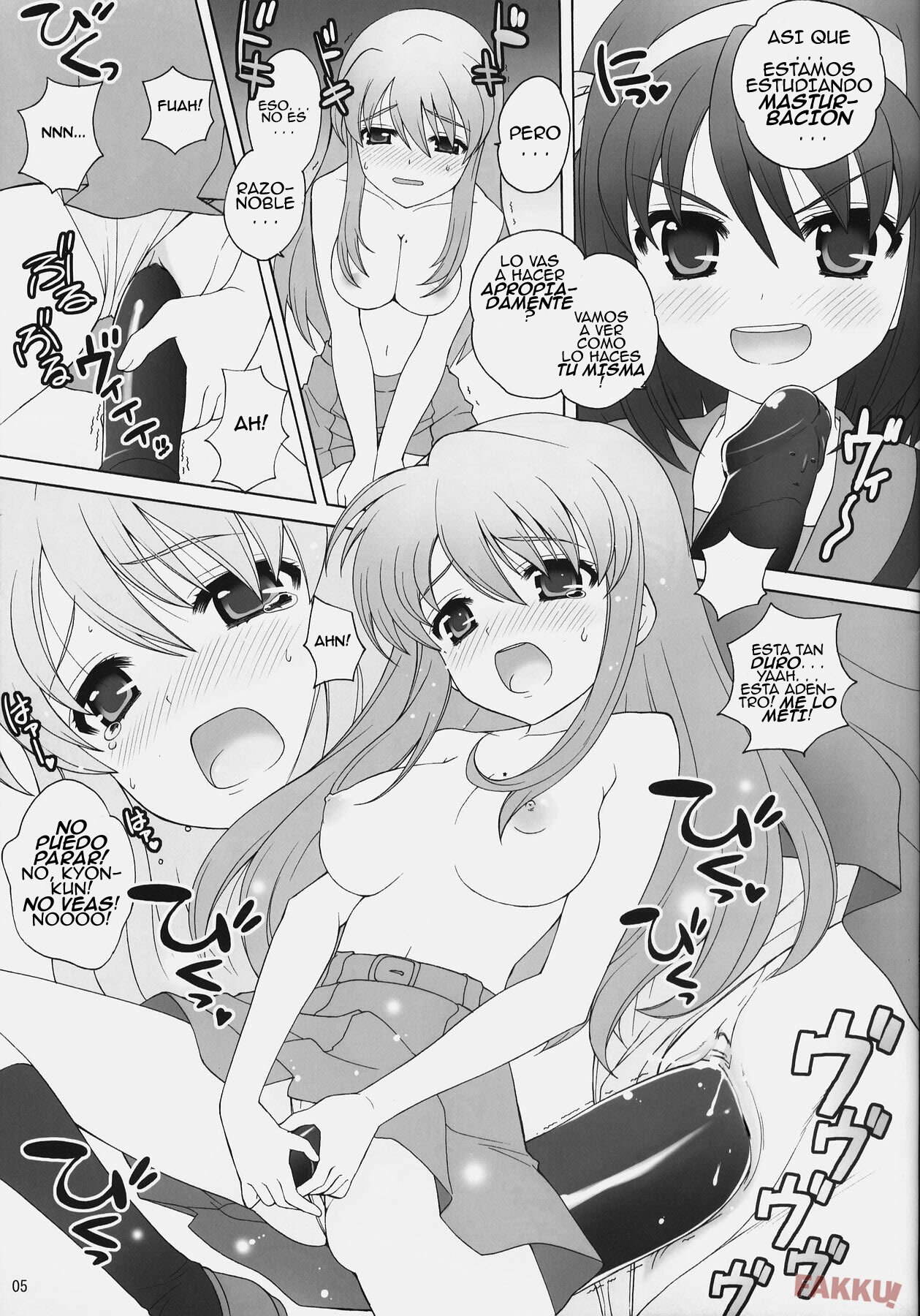 (COMIC1) [SimaSima System (Nagisawa Yuu)] Suzumiya Haruhi no Daikenkyuu! (Suzumiya Haruhi no Yuuutsu [Spanish] [Jedah12] page 4 preview