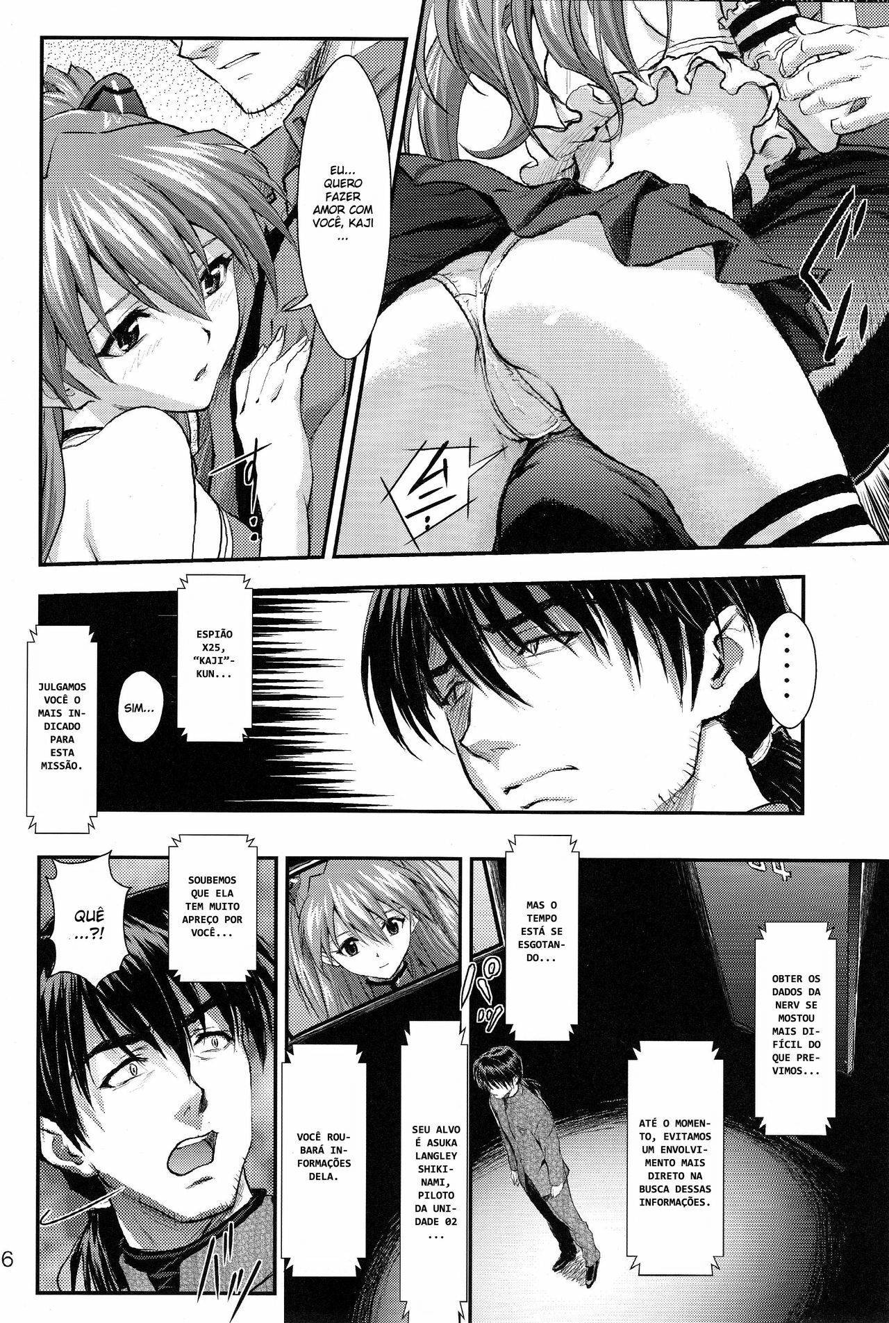 (C76) [Nakayohi (Izurumi)] Sword Fish (Neon Genesis Evangelion) [Portuguese-BR] [BartSSJ] page 5 preview