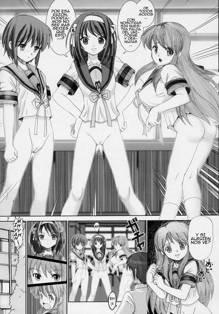 [Raijinkai (Haruki Genia)] Migurui 2 - Ryoumiya Haruhi no Soushitsu | La Perdida de Haruhi (The Melancholy of Haruhi Suzumiya) [Spanish] page 7 preview