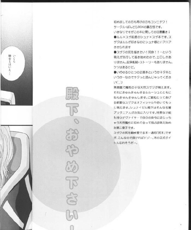 denka, oyamekudasai (Code Geass) page 4 preview