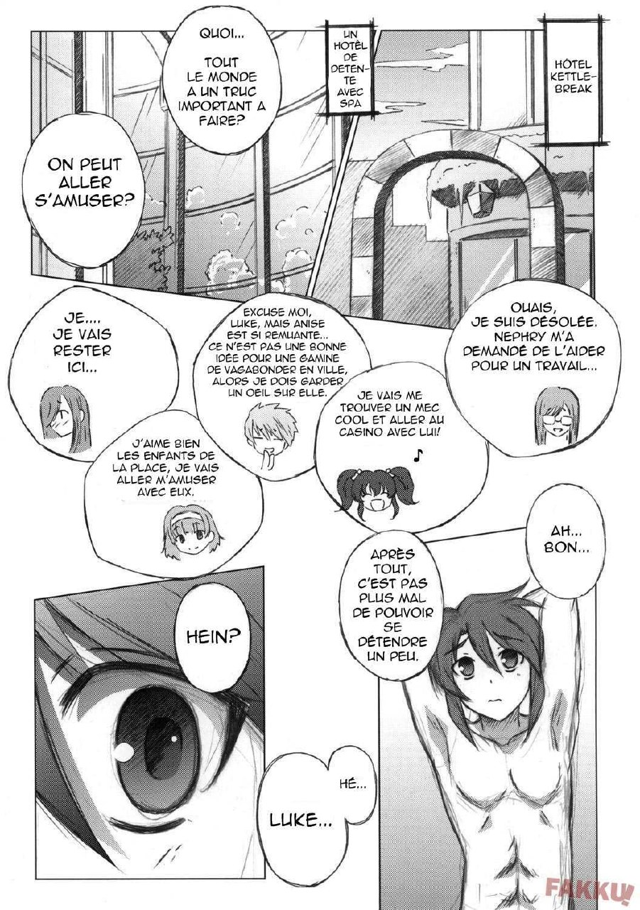 (C70) [Mahirutei (Izumi Mahiru)] Melon ni Melon Melon (Tales of the Abyss) [French] page 4 preview