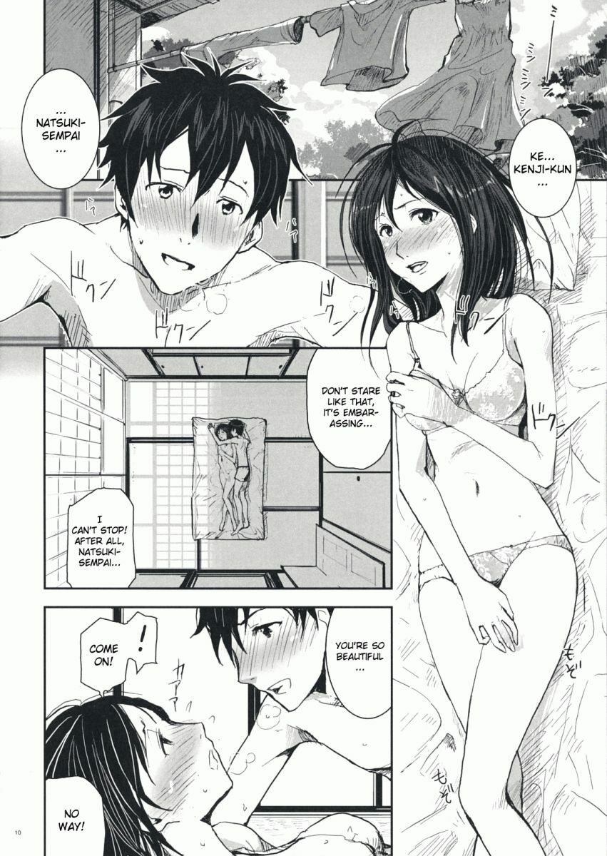 (C76) [Nanashiki (Nanase Masato)] Natsu Ikusa Matsuri - Summer Wars Festival (Summer Wars) [English] [PenisEngineMechanic] page 9 preview