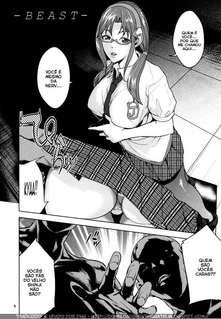 (C76) [BOX representation in CAT (Maimu-Maimu)] beast: YOU CAN (NOT) HENTAI (Rebuild of Evangelion) [Portuguese-BR] page 3 preview