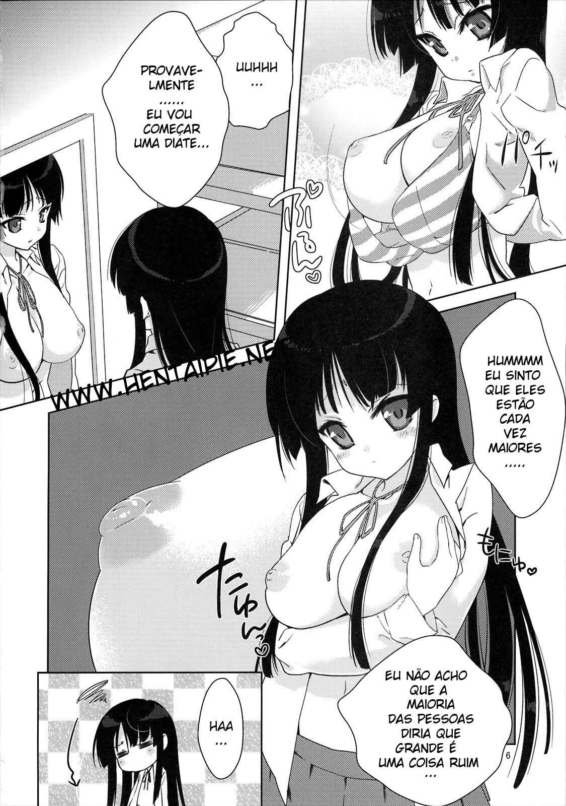 (C76) [Nama Cream Biyori (Nanase Meruchi)] Mio-tan! (K-ON!) [Portuguese-BR] [Hentai Pie] page 5 preview