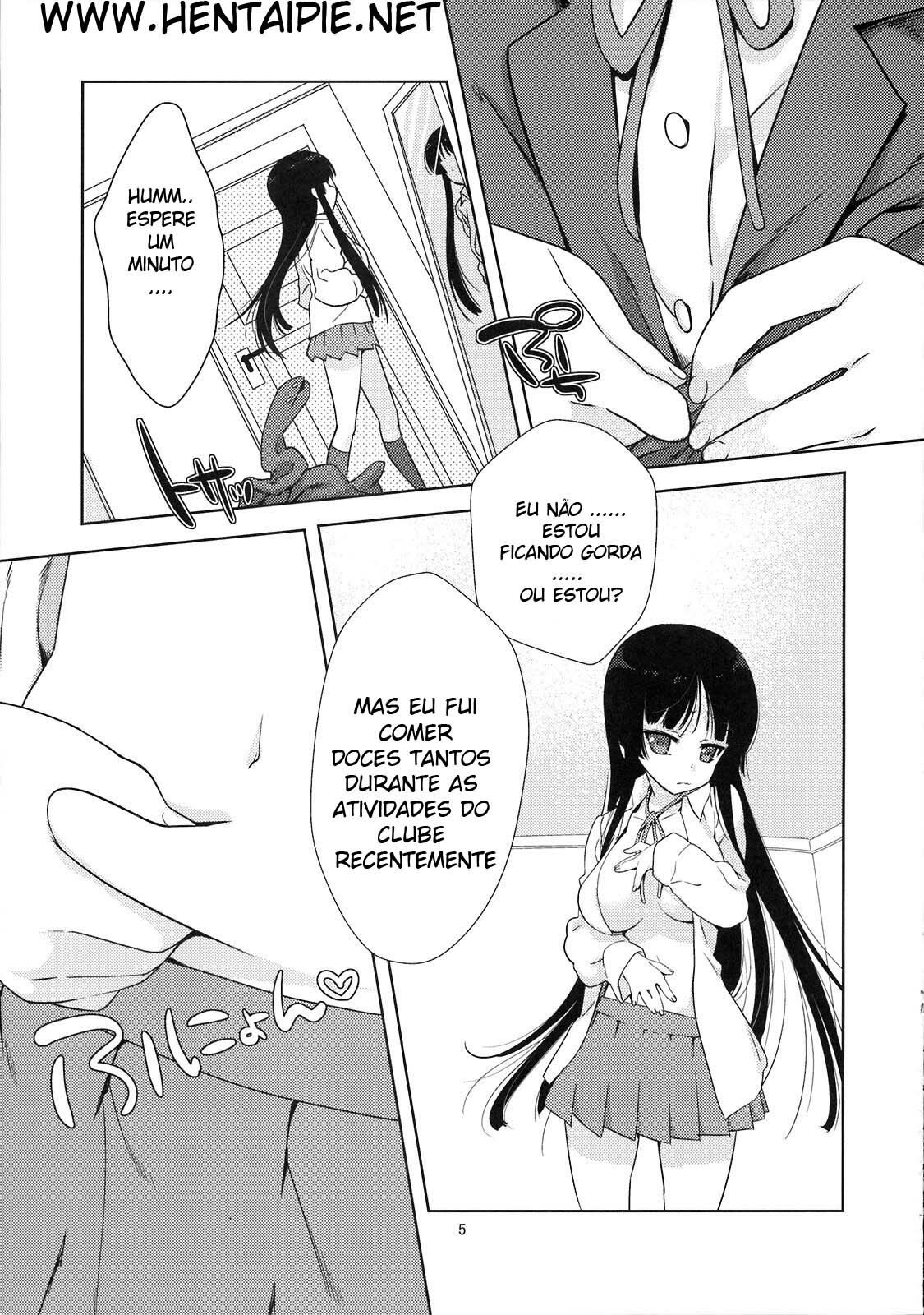 (C76) [Nama Cream Biyori (Nanase Meruchi)] Mio-tan! (K-ON!) [Portuguese-BR] [Hentai Pie] page 4 preview