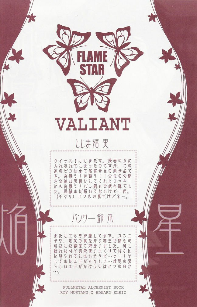 Flame Star (Fullmetal Alchemist) page 3 preview