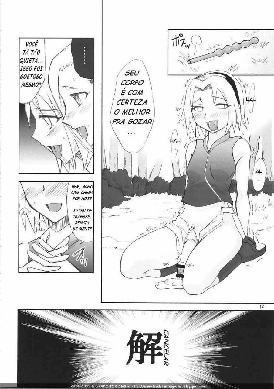 (Futaket 5) [Hijouguchi (TEI-OH-K-TAKAMURO)] Futanari Kokoro Tenshin (Naruto) [Portuguese-BR] page 10 preview