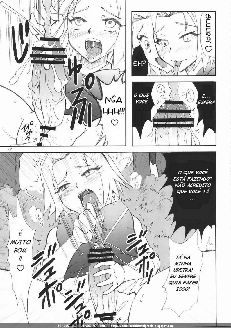 (Futaket 5) [Hijouguchi (TEI-OH-K-TAKAMURO)] Futanari Kokoro Tenshin (Naruto) [Portuguese-BR] page 7 preview
