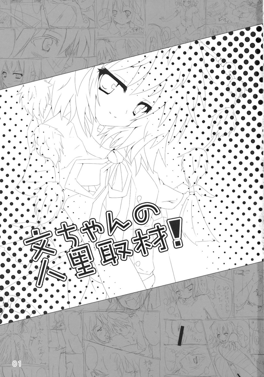 (C77) [Moe Ultimate (Ultimate Ruirui)] Bun-chan no Hitozato Shuzai! (Touhou Project) page 2 preview