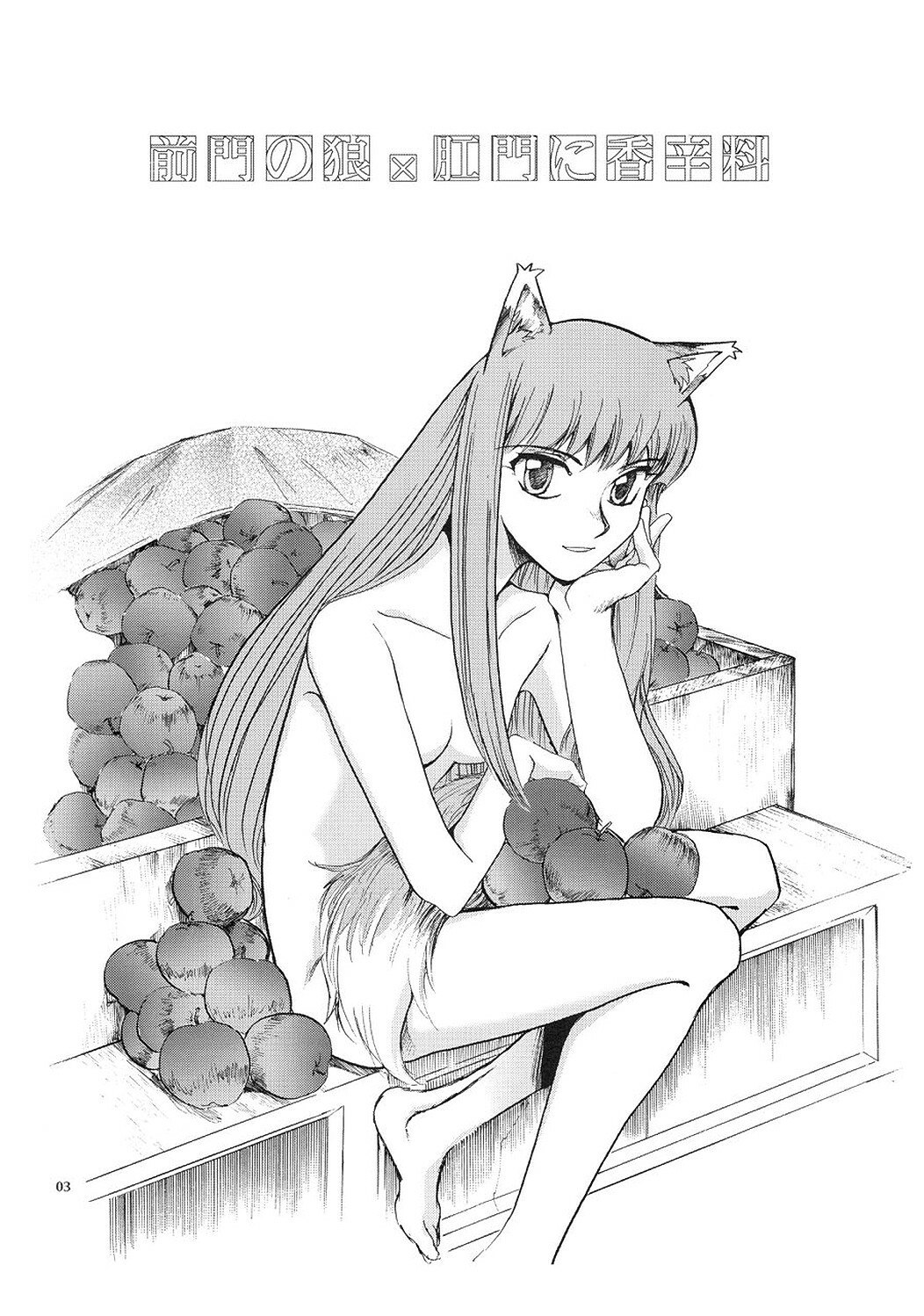 [Okinawa Taieki Gunjinkai] Zenmon no Ookami x Koumon ni Kousinryou (Spice and Wolf) page 2 preview