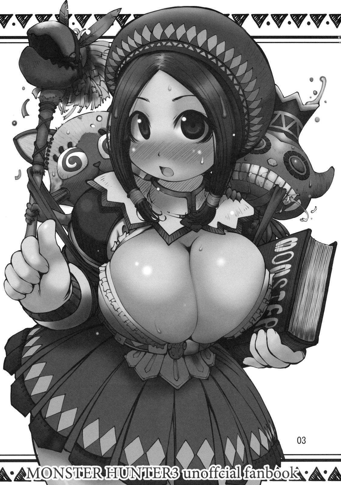 (C77) [Urakaryuu (Ibukichi)] Karincyu HoiHoi (Monster Hunter) page 2 preview