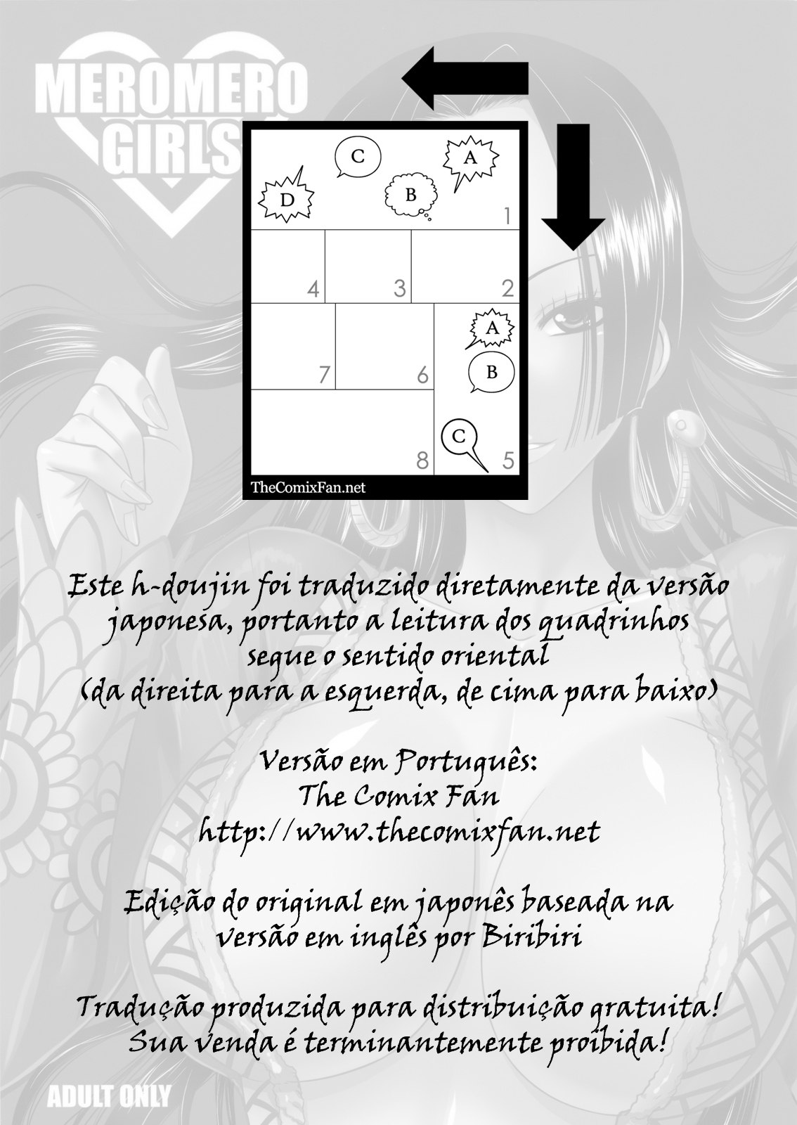 (C76) [Choujikuu Yousai Kachuusha (Denki Shougun)] MEROMERO GIRLS (ONE PIECE) [Portuguese-BR] [The Comix Fan] page 2 preview
