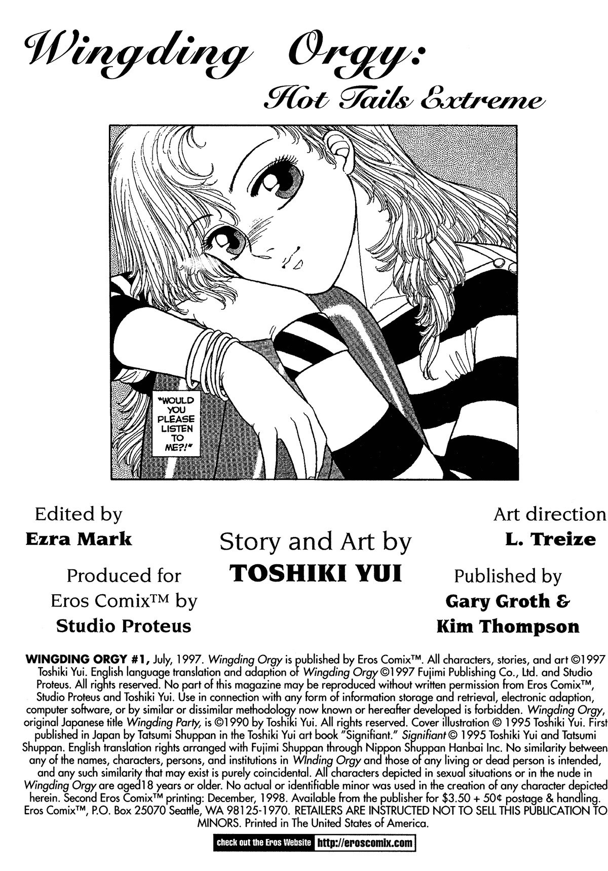 [Toshiki Yui] Wingding Orgy: Hot Tails Extreme #1 [English] page 2 preview