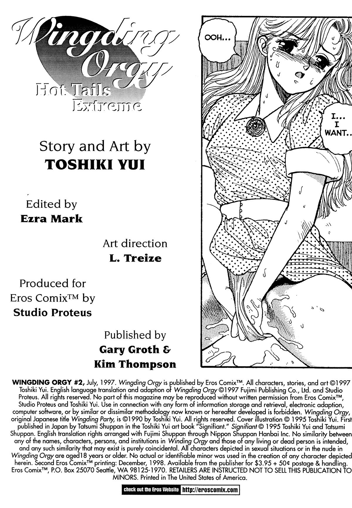 [Toshiki Yui] Wingding Orgy: Hot Tails Extreme #2 [English] page 2 preview