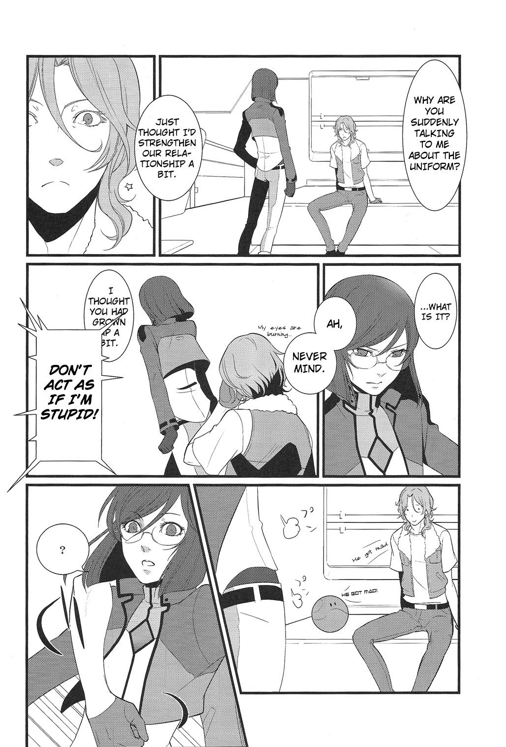 (C75) [5minutes later (Arimura)] Seifuku Sugata de Ichibanchuu - During the night in uniform! (Gundam 00) [English] page 5 preview